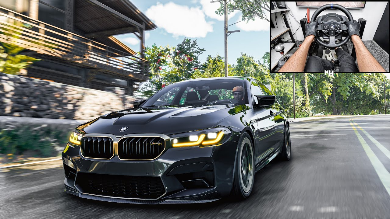 2022 BMW M5 CS | The Crew Motorfest | Steering Wheel Gameplay