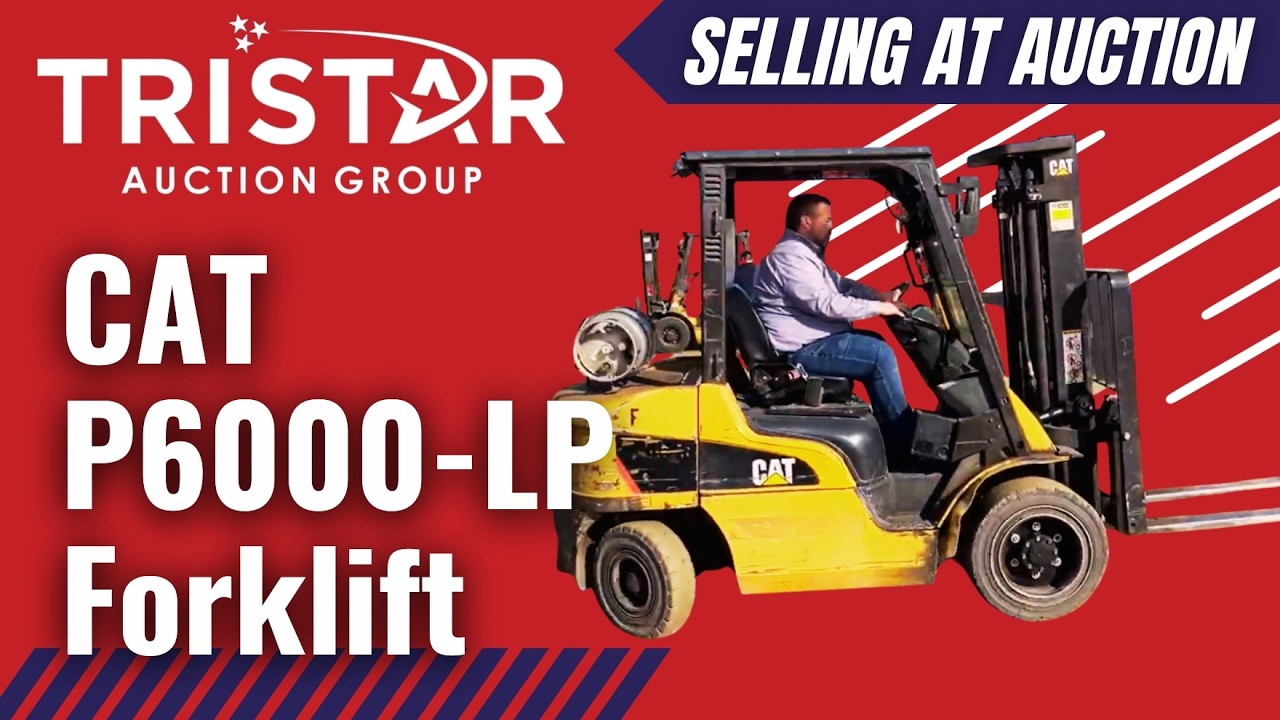 CAT P6000-LP Forklift (9619) - Selling at auction