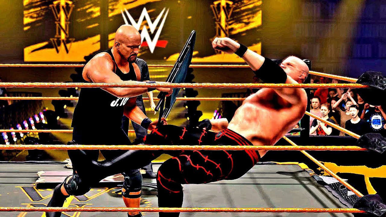 WWE 2K25 STONE COLD STEVE AUSTIN VS KANE ECW CHAMPIONSHIP MATCH WEDNESDAY NIGHT WAR! 