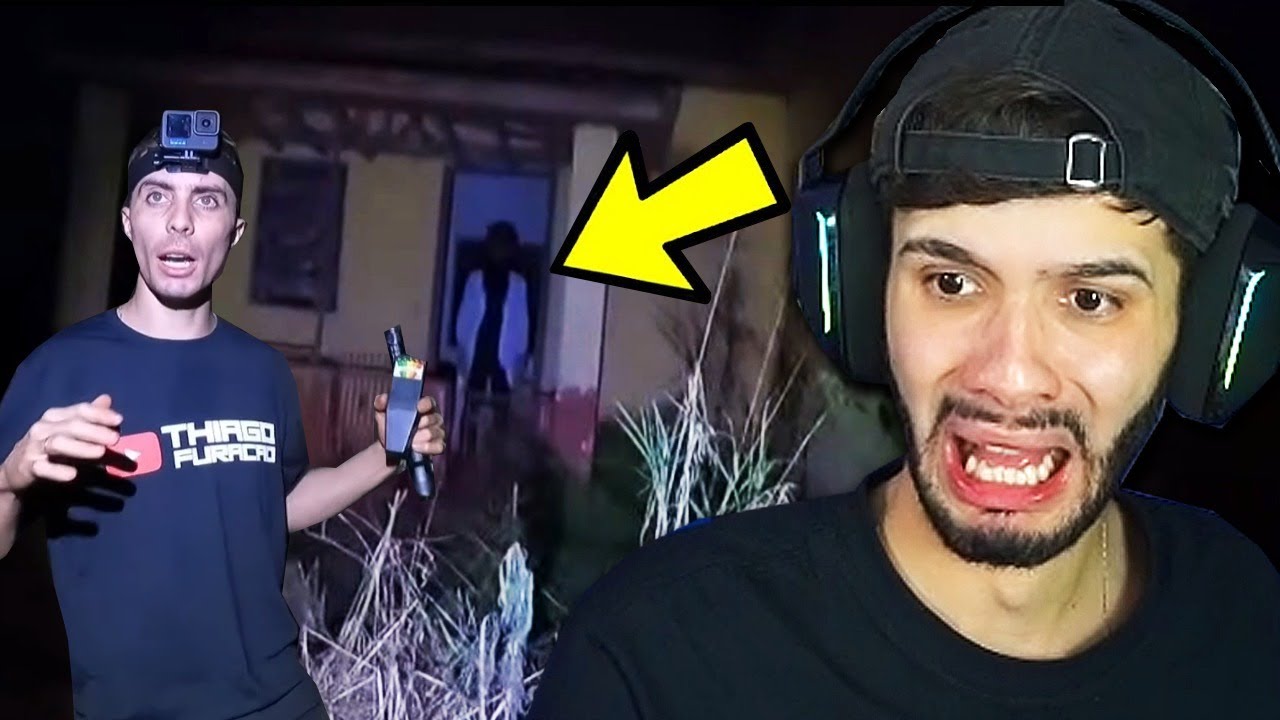 YOUTUBER FLAGROU MAÇÔNICO SOBRENATURAL EM CASA ABANDONADA! (Rafão Reage)