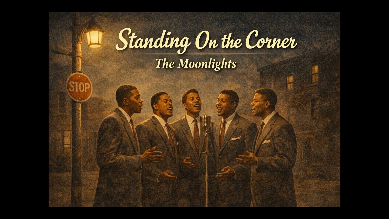The Moonlights - Standing on the Corner - (1950s Street Harmony)