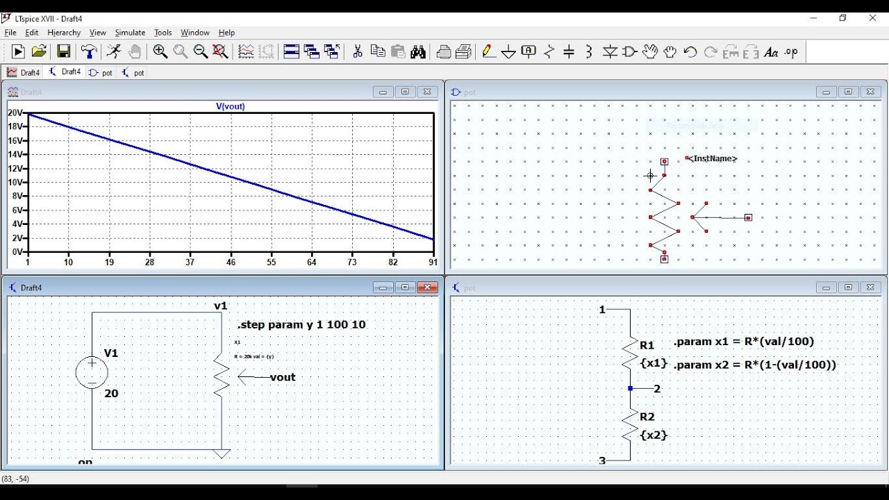 potentiometer symbol in ltspice