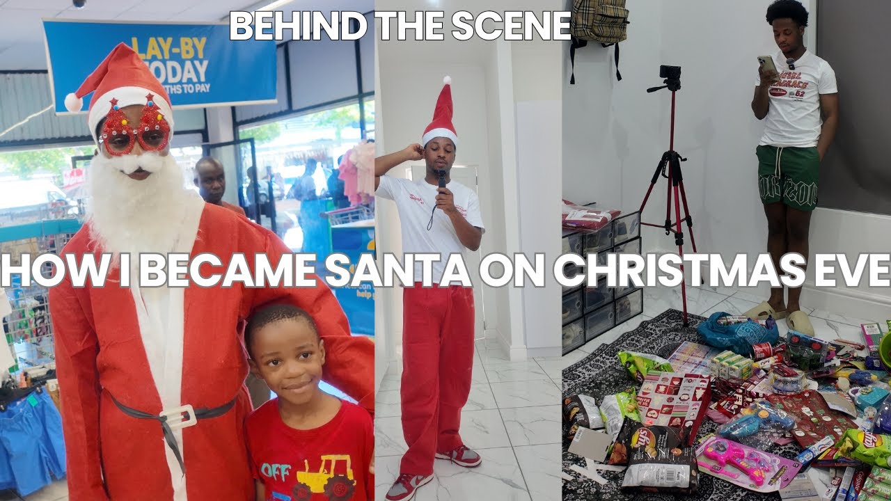 Behind the scene | How i became Santa on Christmas Eve