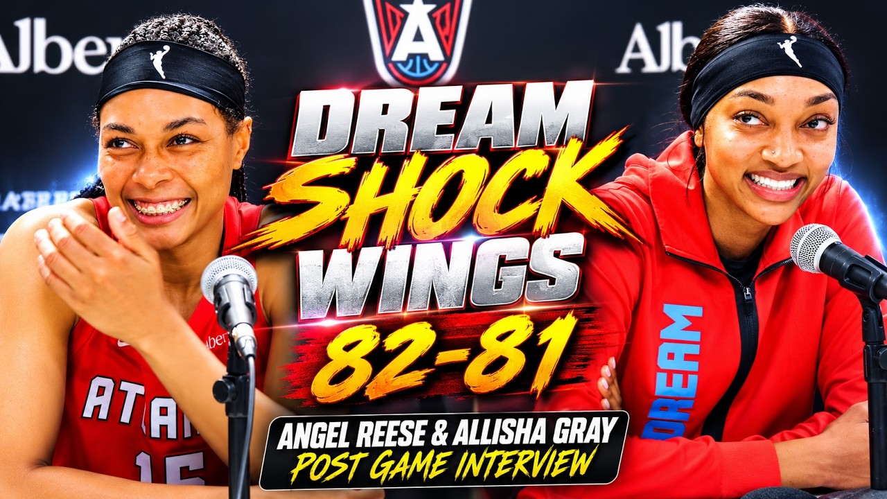 Angel Reese & Allisha Gray post game interview | Atlanta Dream defeat Wings on game winner