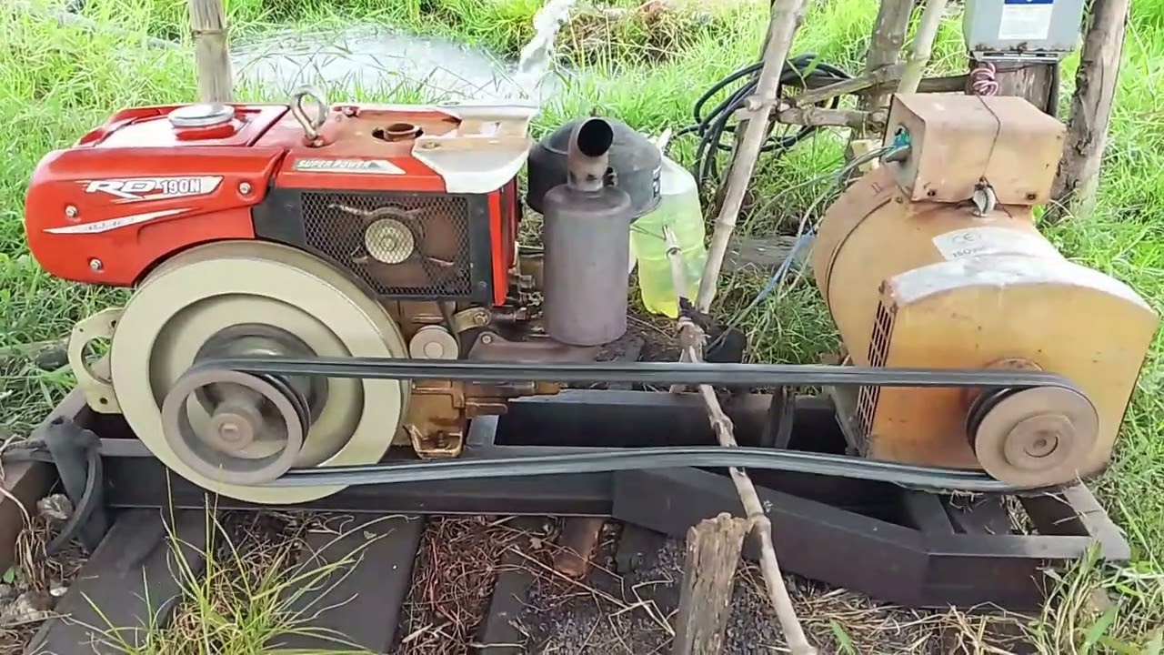 SUBMERSIBLE WATER PUMP | RICE FIELDS IRRIGATION SYSTEM | WATER PUMP #viral #trending #agriculture 