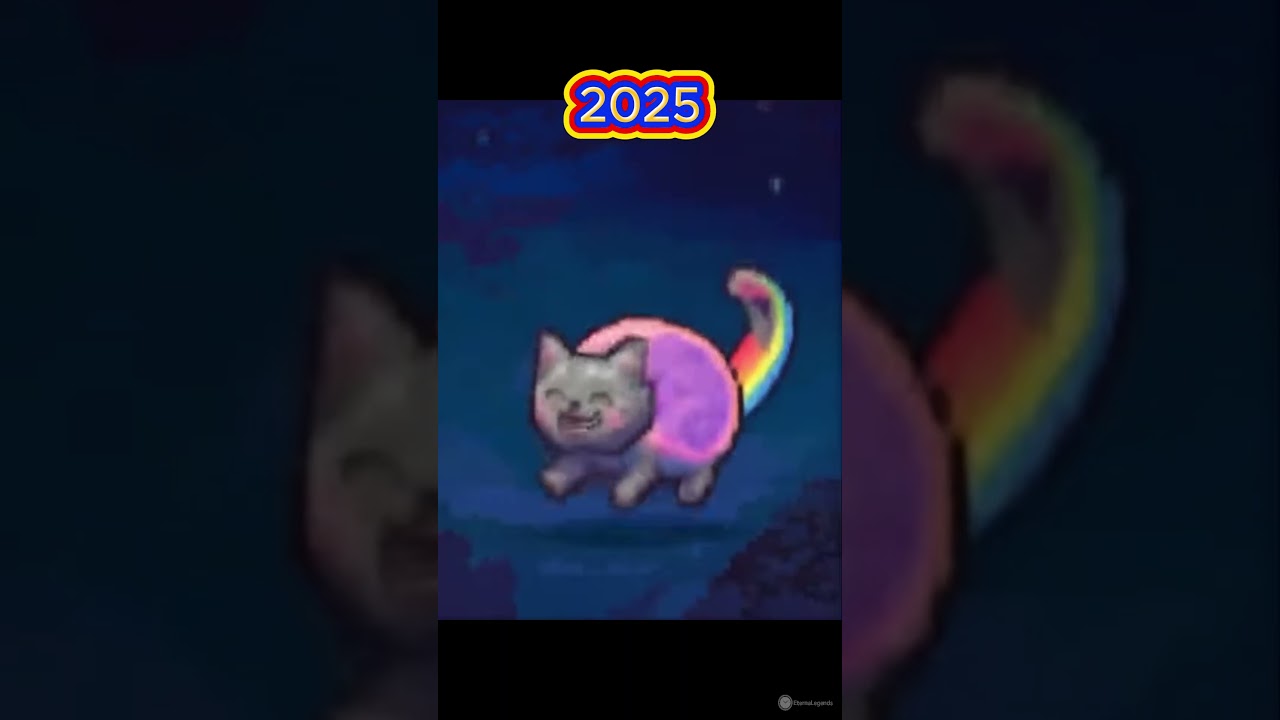 Evolution of Nyan Cat 2006-2025 | The Internet&rsquo;s Flying Cat #nyancat #evolution #shorts #retro