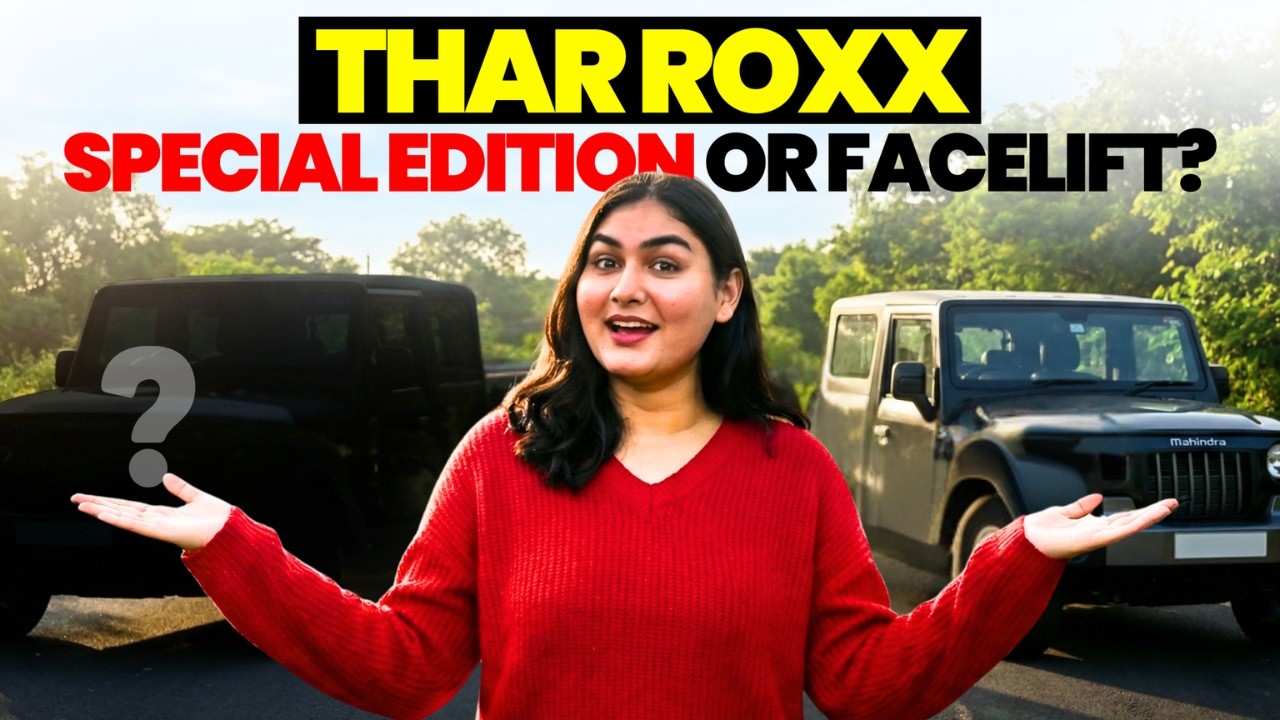 Mahindra Thar Roxx New Teaser | Dark Edition Coming or 2026 Facelift?🤔😱