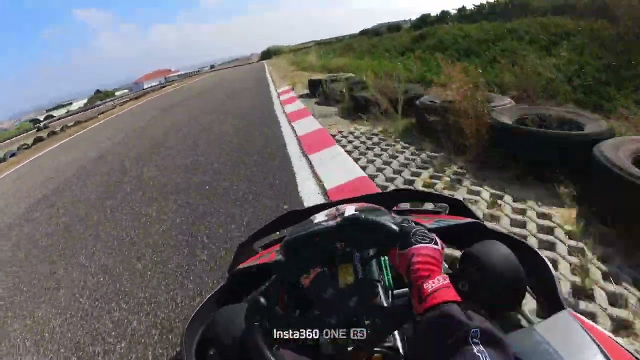 DinoKart Kartodromo de Laurinha, Portugal - Test run with 200cc kart