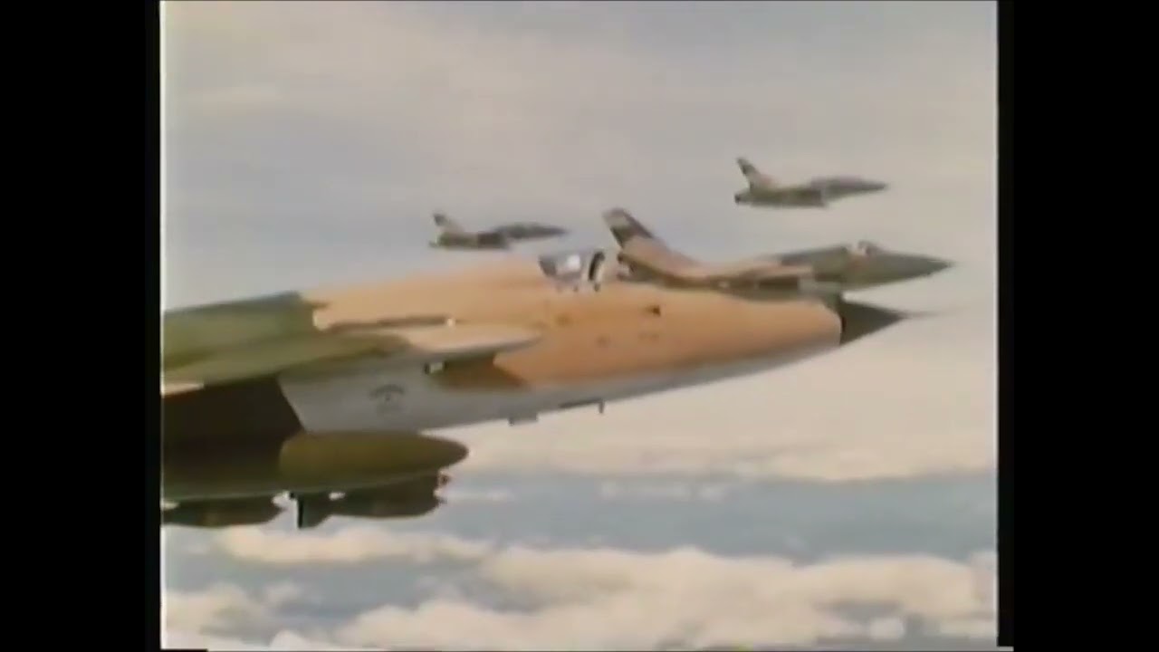 USAF F-105D Thunderchief in action
