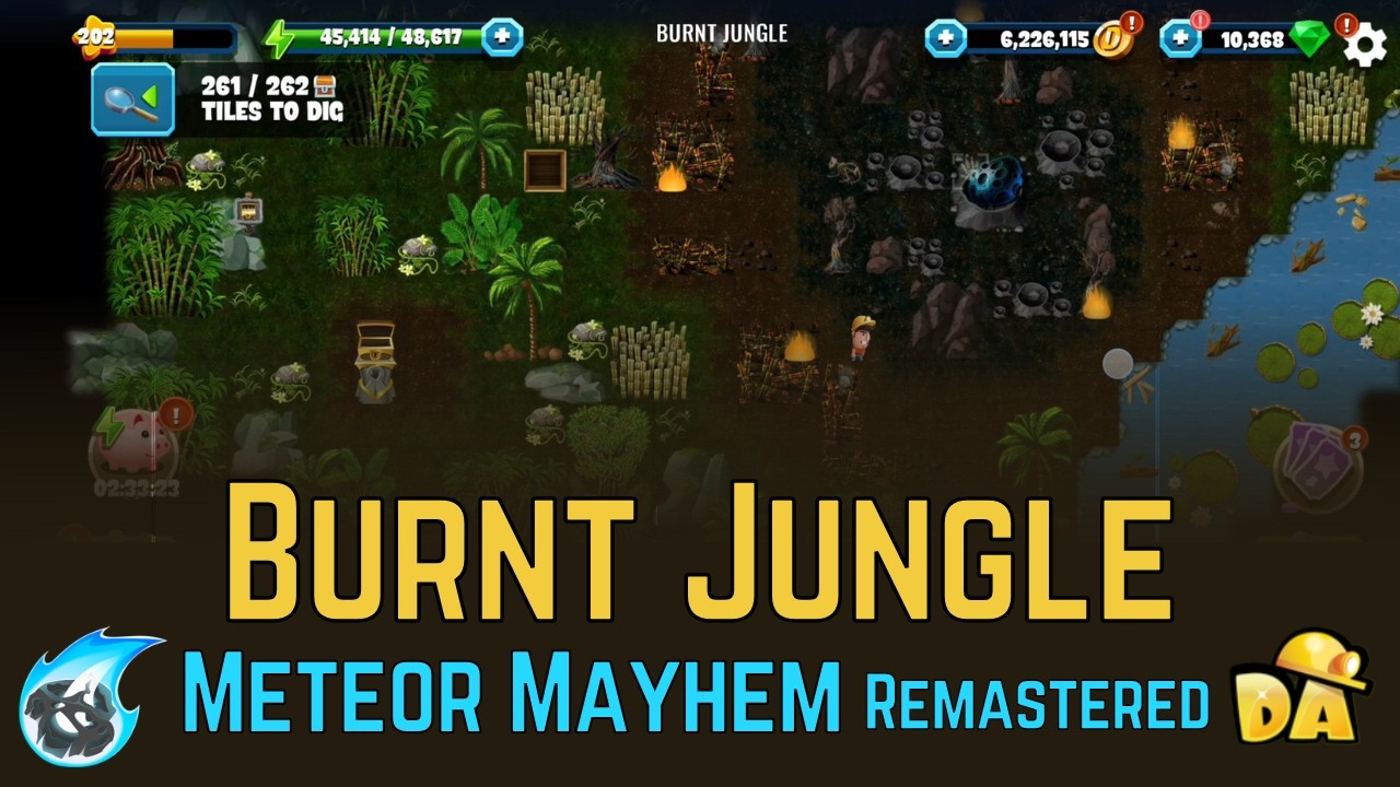Burnt Jungle - #1 Meteor Mayhem Remastered - Diggy's Adventure