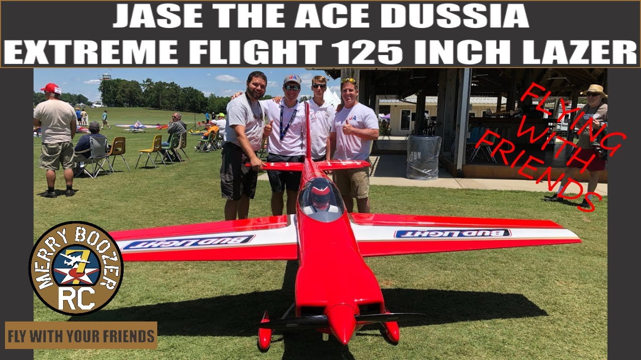 Extreme Flight 125 Inch Laser With Jase The Ace Dussia! Full 3D Flight And Interview. Joe Nall 2019