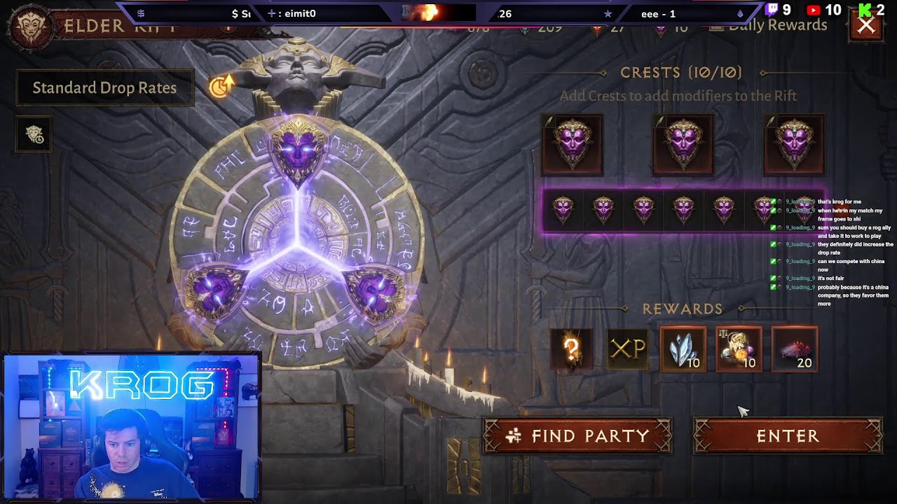 10K Monk - Elder Rifts & BG's