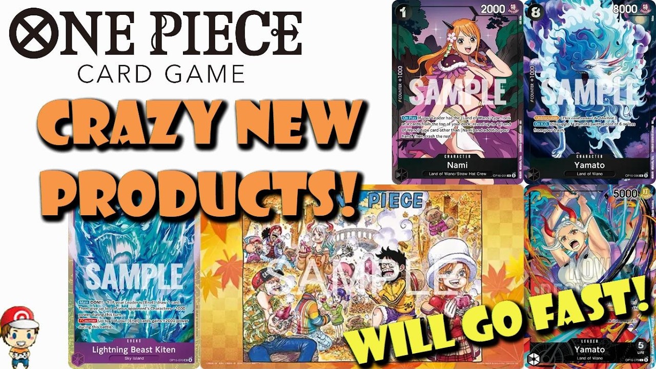Безумные новинки One Piece Card Game разлетятся моментально! Новый набор игровых ковриков! (Новос...
