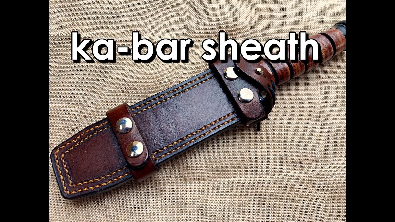 Ka-bar knife sheath PATTERN #leatherpattern#leatherman#pattern#leathersheath www.ivan-leather.com