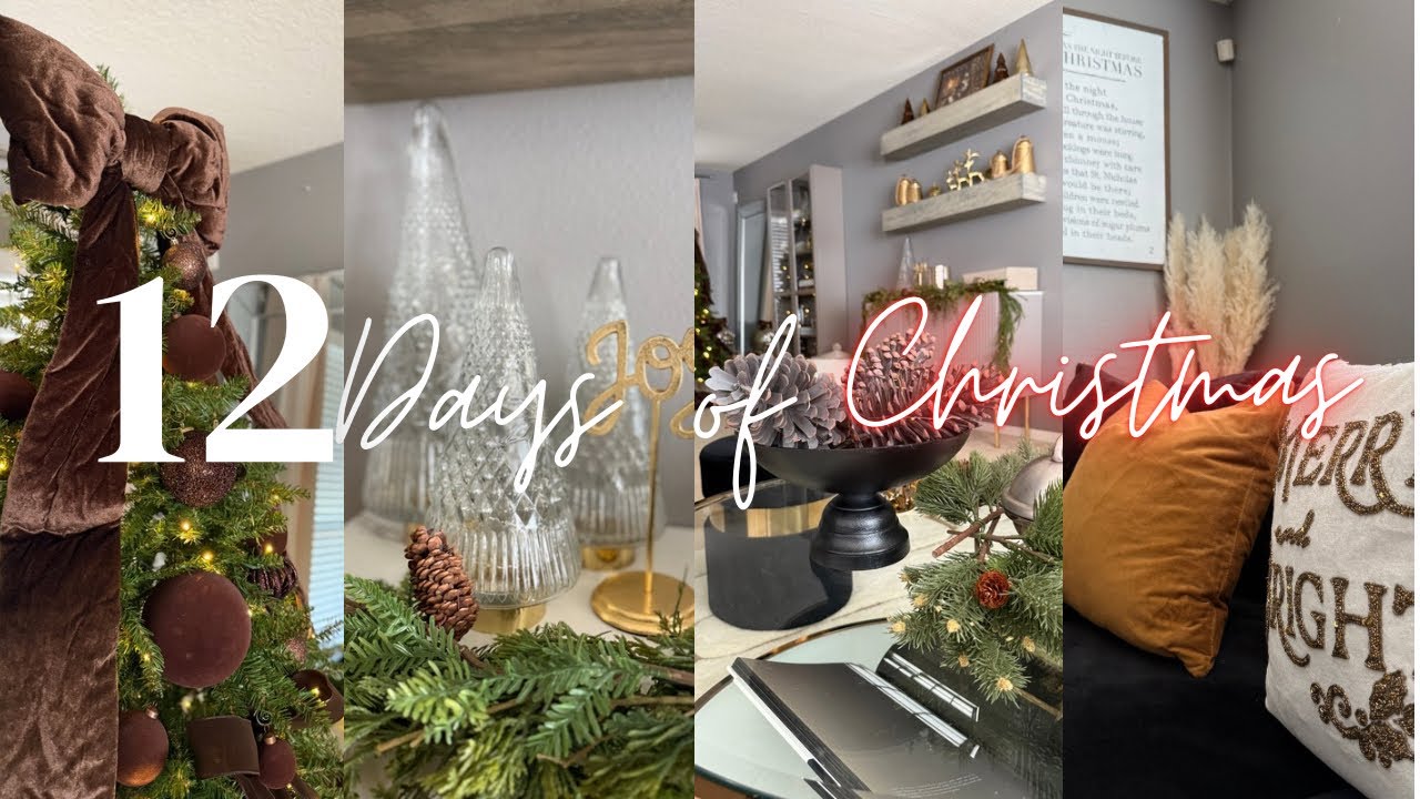 COZY CHRISTMAS DECORATE WITH ME 2025 HOME VLOG | Elegant, Chic & Modern Home Decor 