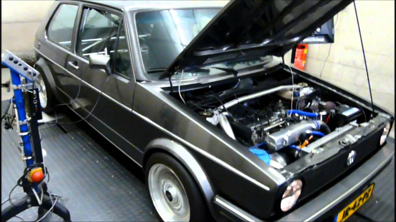 Dyno VW Golf I 1.8L 20V Turbo 310hp KMS MP25