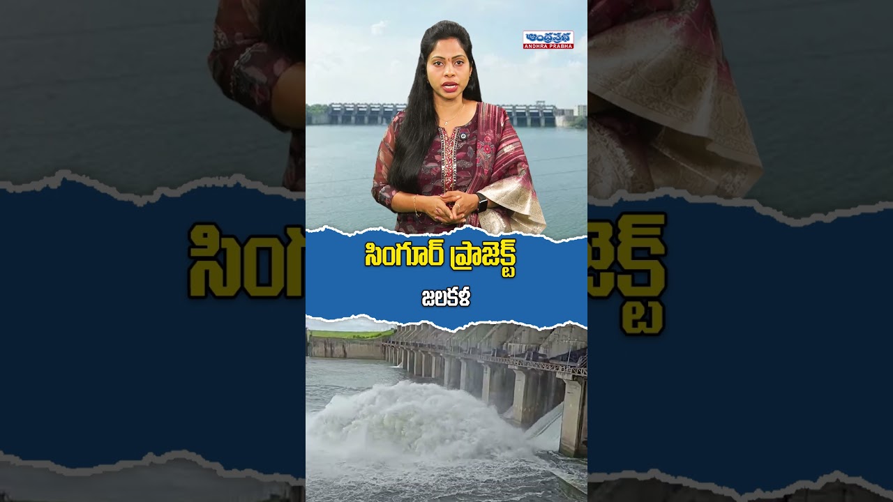 సింగూర్ ప్రాజెక్ట్ జలకళ..|Overflowing Singur Project |Telangana Irrigation Project 
