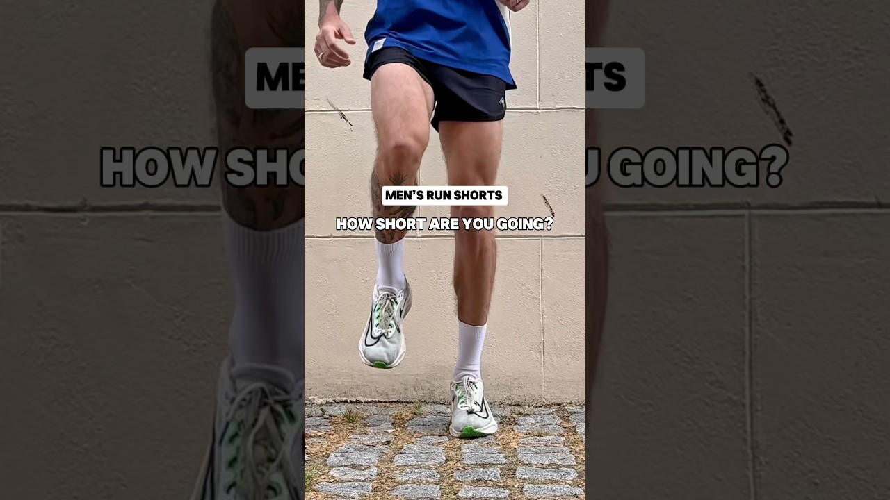 Men&rsquo;s running shorts - how short is too short?? 🩳 🏃 #runninggear #mensshorts