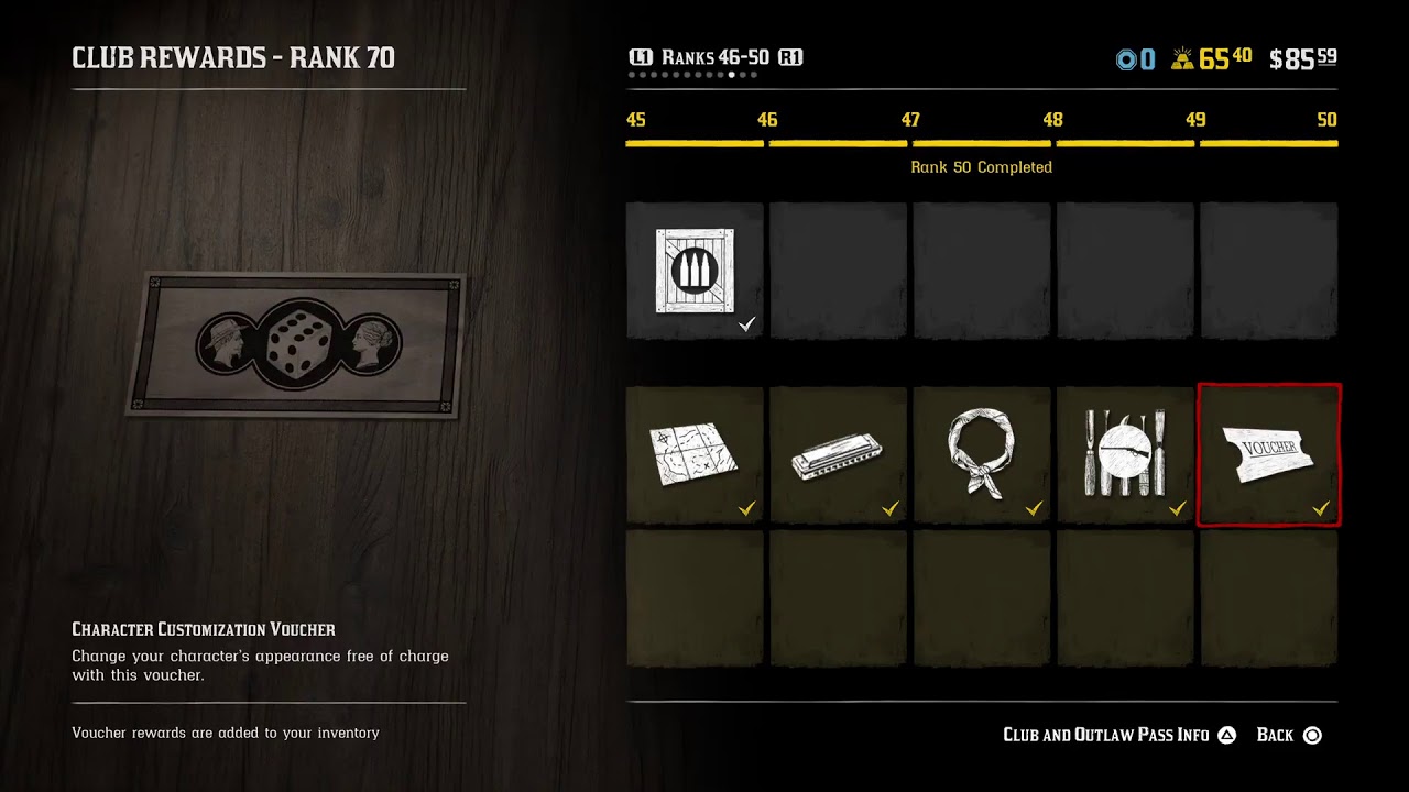 RDR2 Online Outlaw Pass 1 Content
