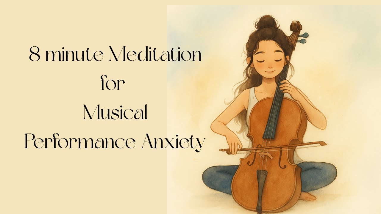 Soothe your performance anxiety with this 8 minute meditation