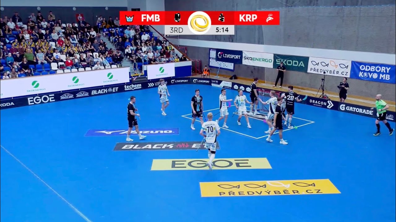 Florbal MB vs Nokian KrP - Champions Cup Semi-Final HIGHLIGHTS