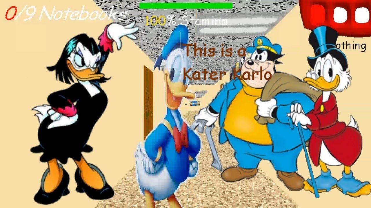 Donald Duck's Brutal Basics - Baldi's Basics V1.4.3 Mod