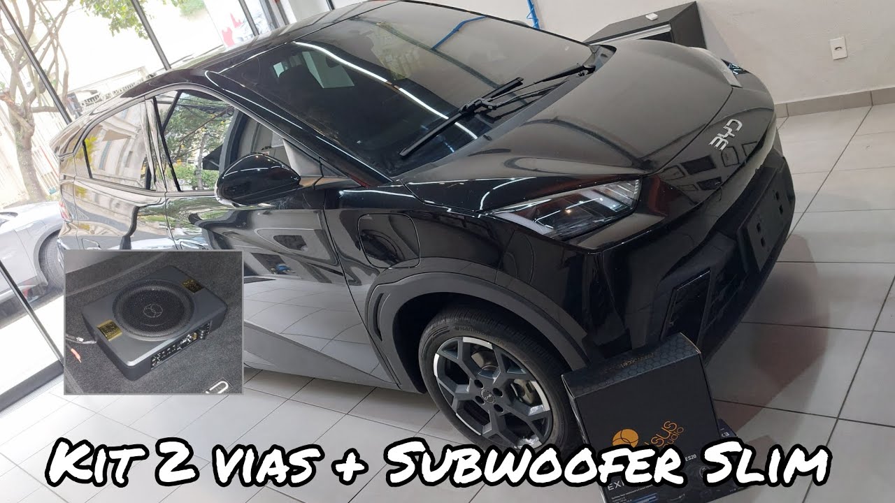 Projeto de áudio ideal para o BYD Dolphin Mini! Como melhorar o som do Dolphin? Custo X Benefício