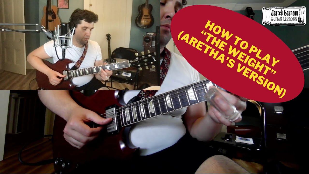Weekly Lesson 06-19-2024: How to Play The Weight (ARETHA'S version) on slide guitar