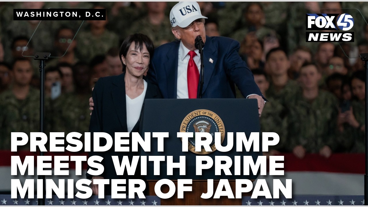 President Trump meets with Japanese Prime Minister