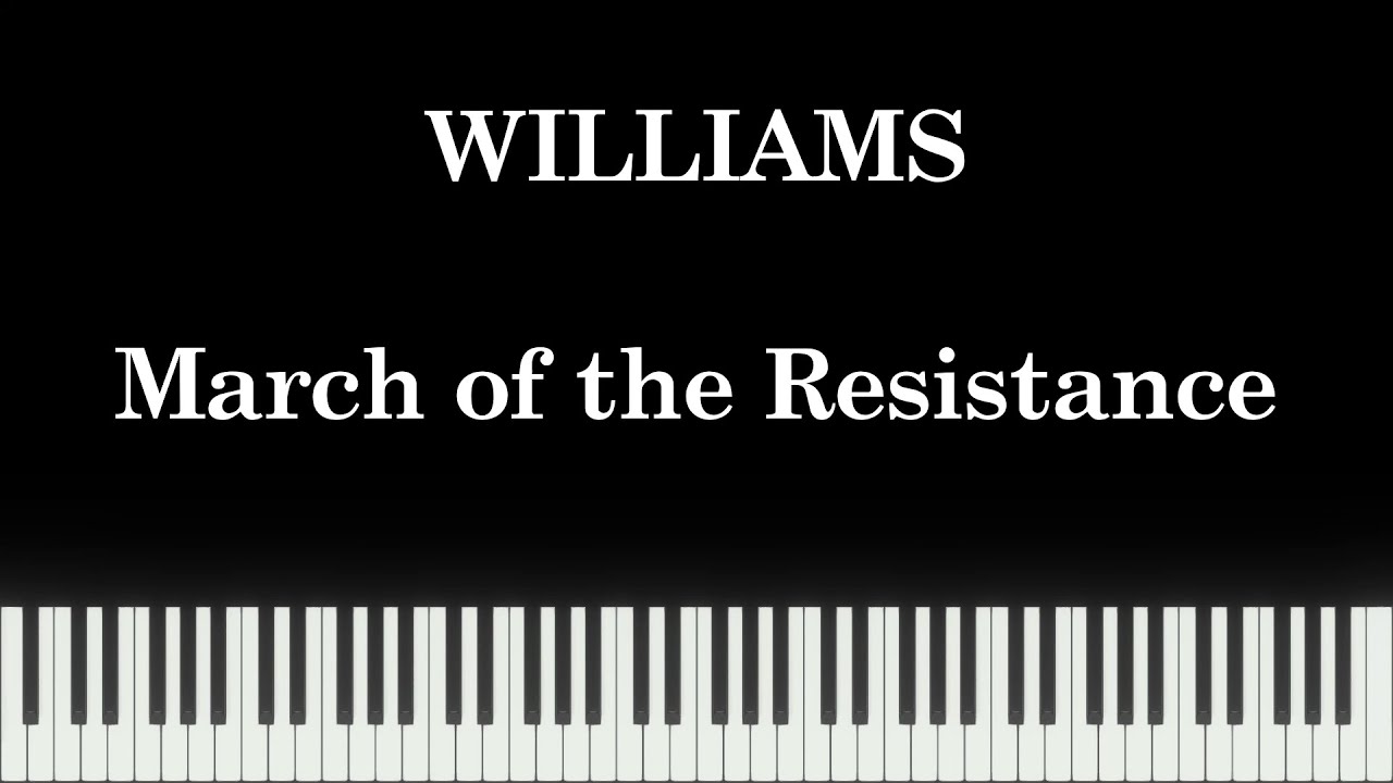Star Wars 7 - March of the Resistance (Synthesia Piano - Impossibly Hard)
