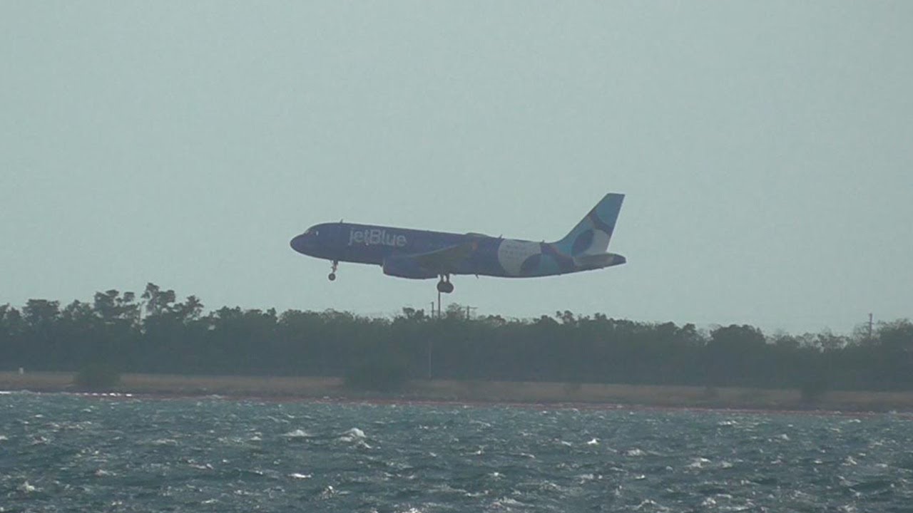 From the Waterfront | Plane Spotting at Kingston Norman Manley Int'l Airport | 13-12-25