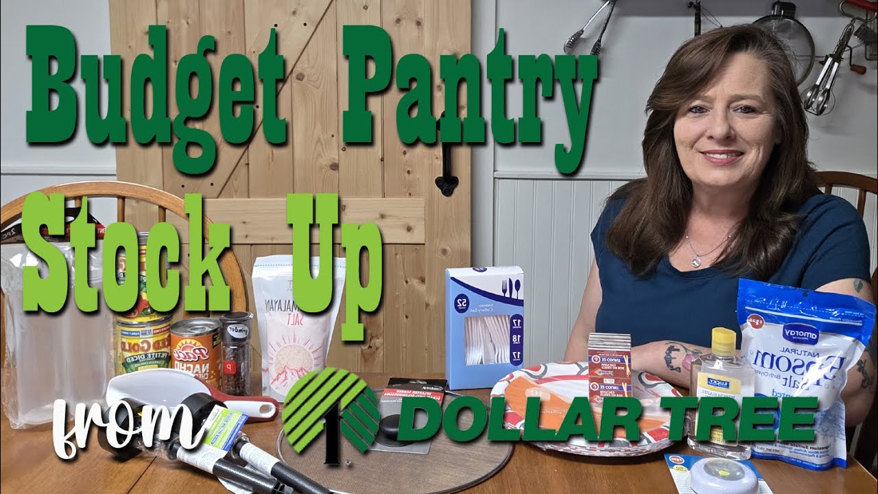 $20 Budget Pantry Stock Up from Dollar Tree