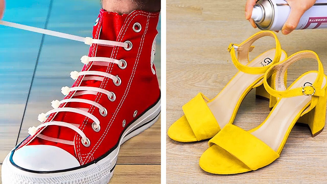 AMAZING DIY SHOES AND FEET HACKS