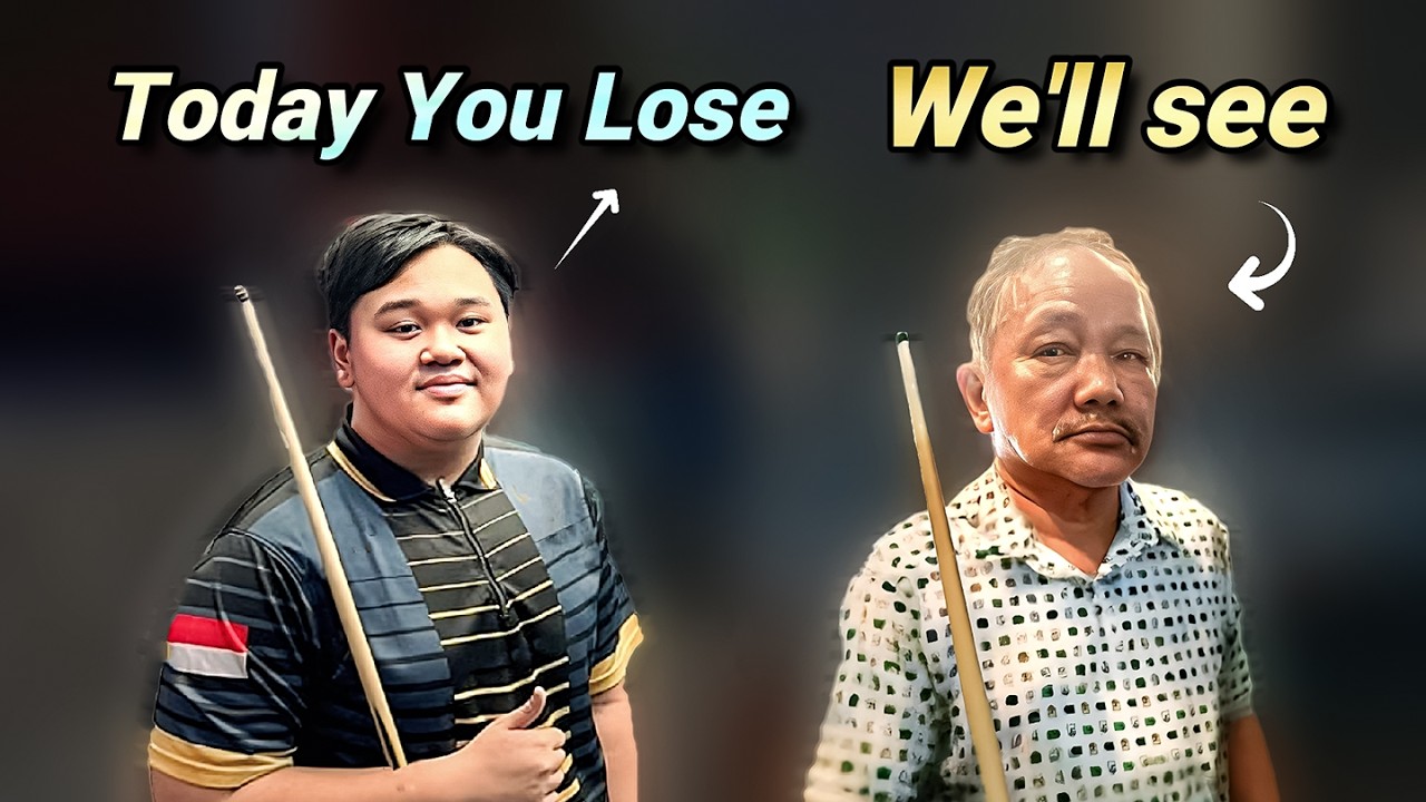 World's Best EFREN REYES Vs No. 1 PLAYER in North Jakarta, Indonesia | Intense Match