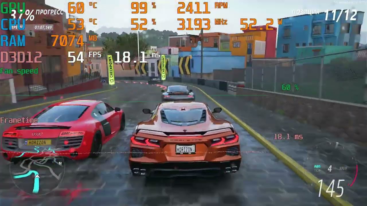 Xeon 2620 V3, GTX 1060 3Gb. Обзор и тест. Forza Horizon 5, RDR2, Elden Ring, HZD, Days Gone