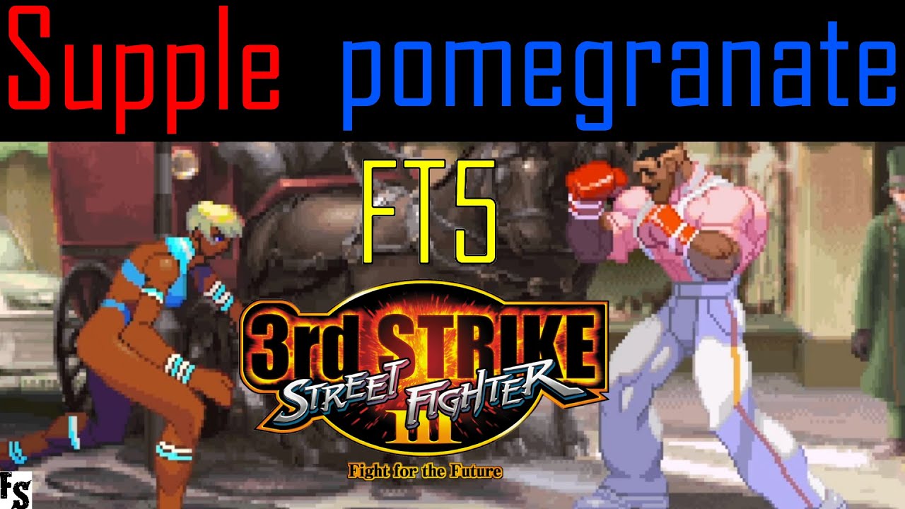 Street Fighter III: Third Strike - Supple [Elena] vs pomegranate [Dudley] (Fightcade FT5)