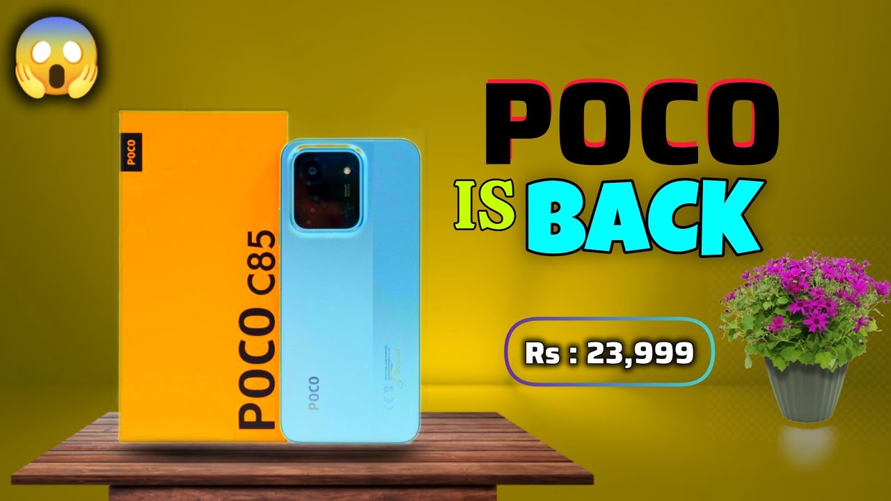 Poco C85 Unboxing And Camera test 