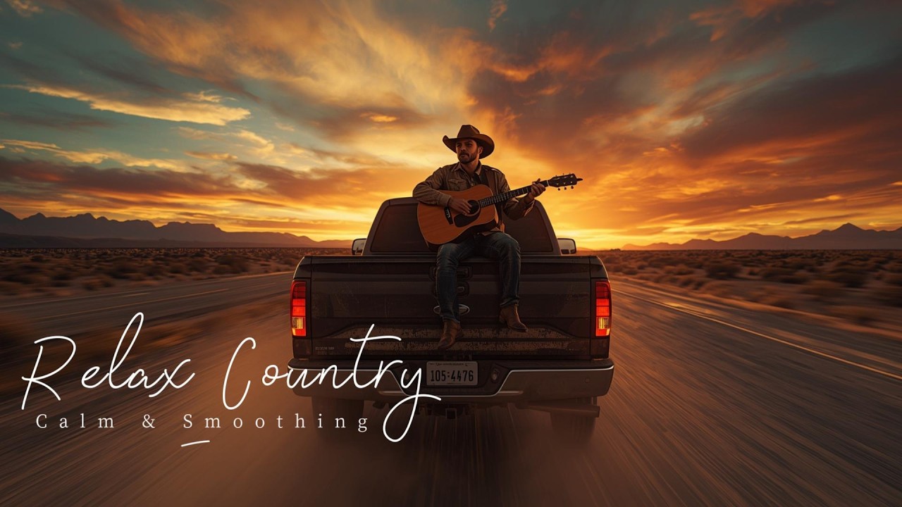 【Country Relax 20】Dusty Highways & Golden Skies — Calm Country Playlist