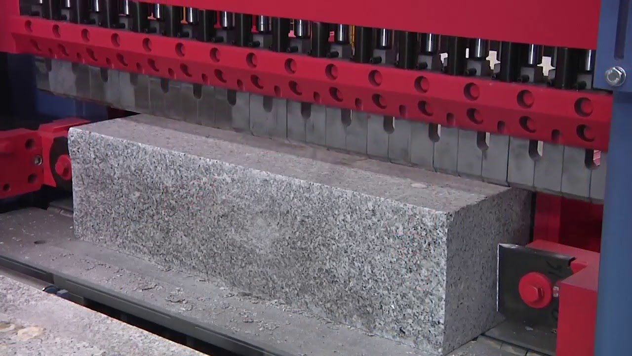 MEC P4 Stone Splitting Machine – 4-Blade Closed Type | Precise Stone Splitting
