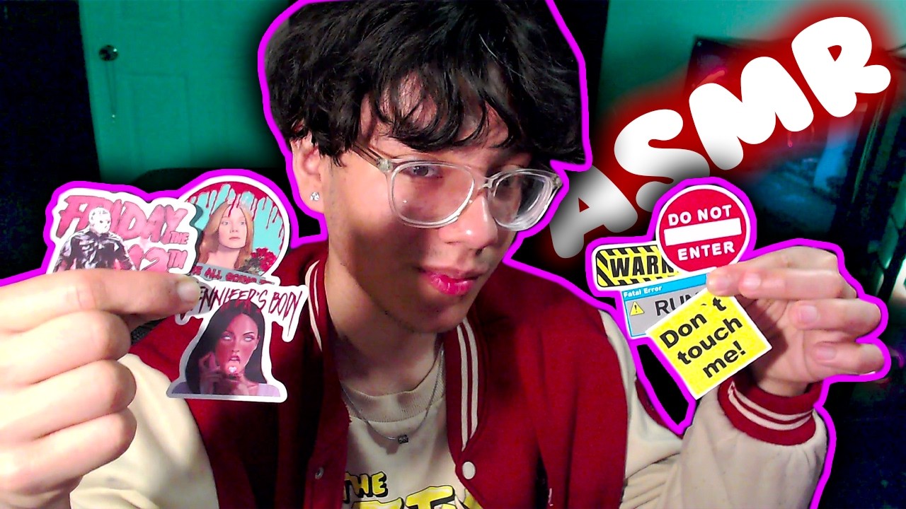 👻🚫te enseño mis STICKERS | SUSURROS | ASMR