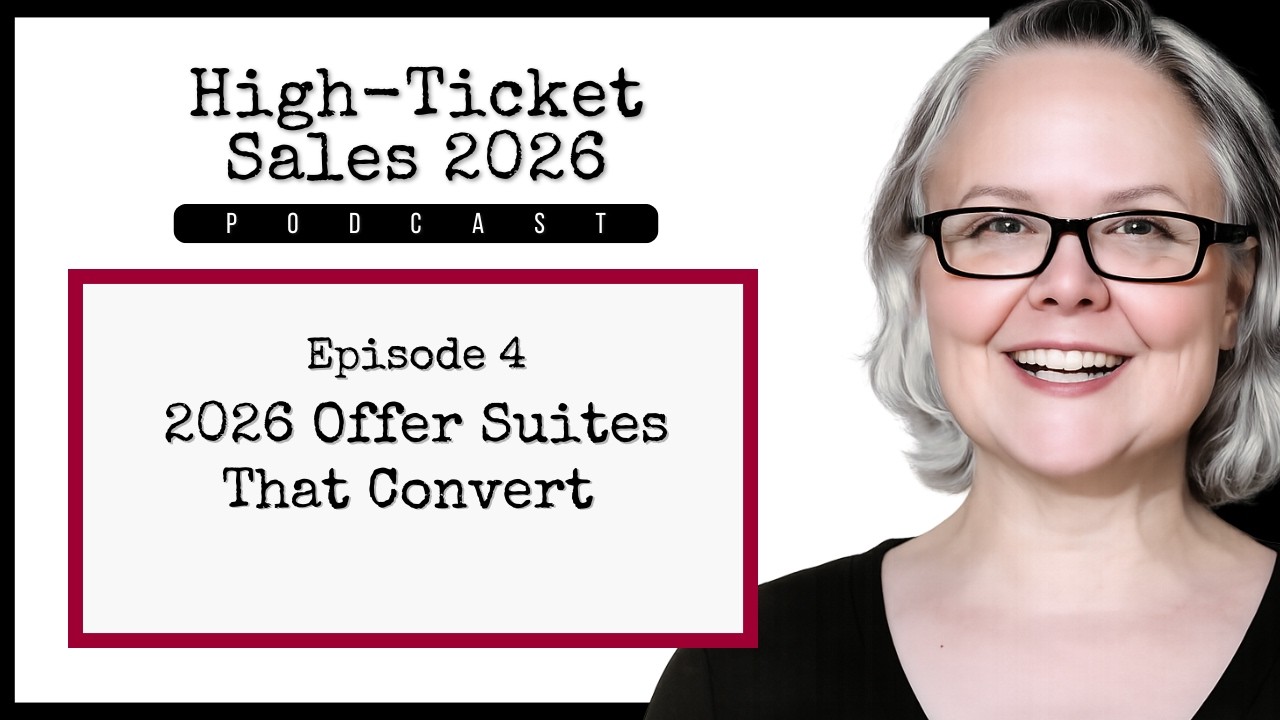 Ep 4 High Conversion Offer Suites 2026 | High Ticket Sales 2026 Coaches + Healers with Heather Wylde