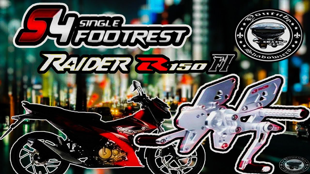 Installation RCB S4 Single Rearset 2020 | Suzuki Raider 150 fi