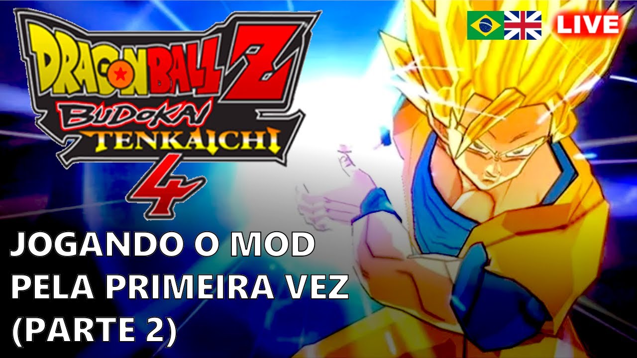 DRAGON BALL Z BUDOKAI TENKAICHI 3 (PS2) - JOGANDO MOD TENKAICHI 4 PELA PRIMEIRA VEZ #2