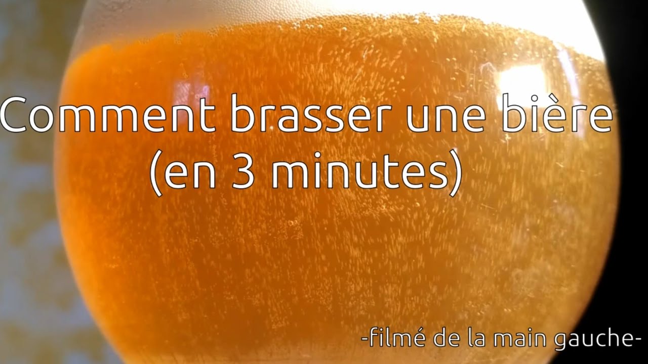 2016 Dec 9 - Comment brasser une bi&egrave;re ?  (en 3 minutes)