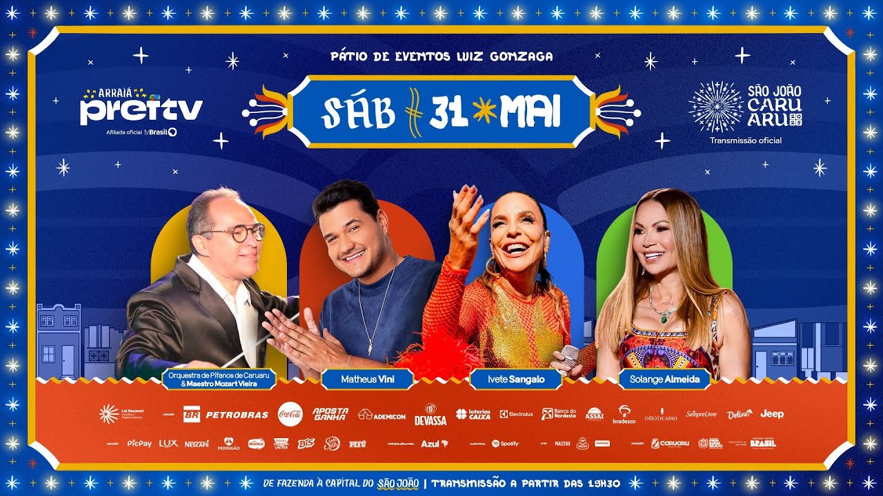 #SãoJoãoDeCaruaru | Pátio de Eventos 31/05/25