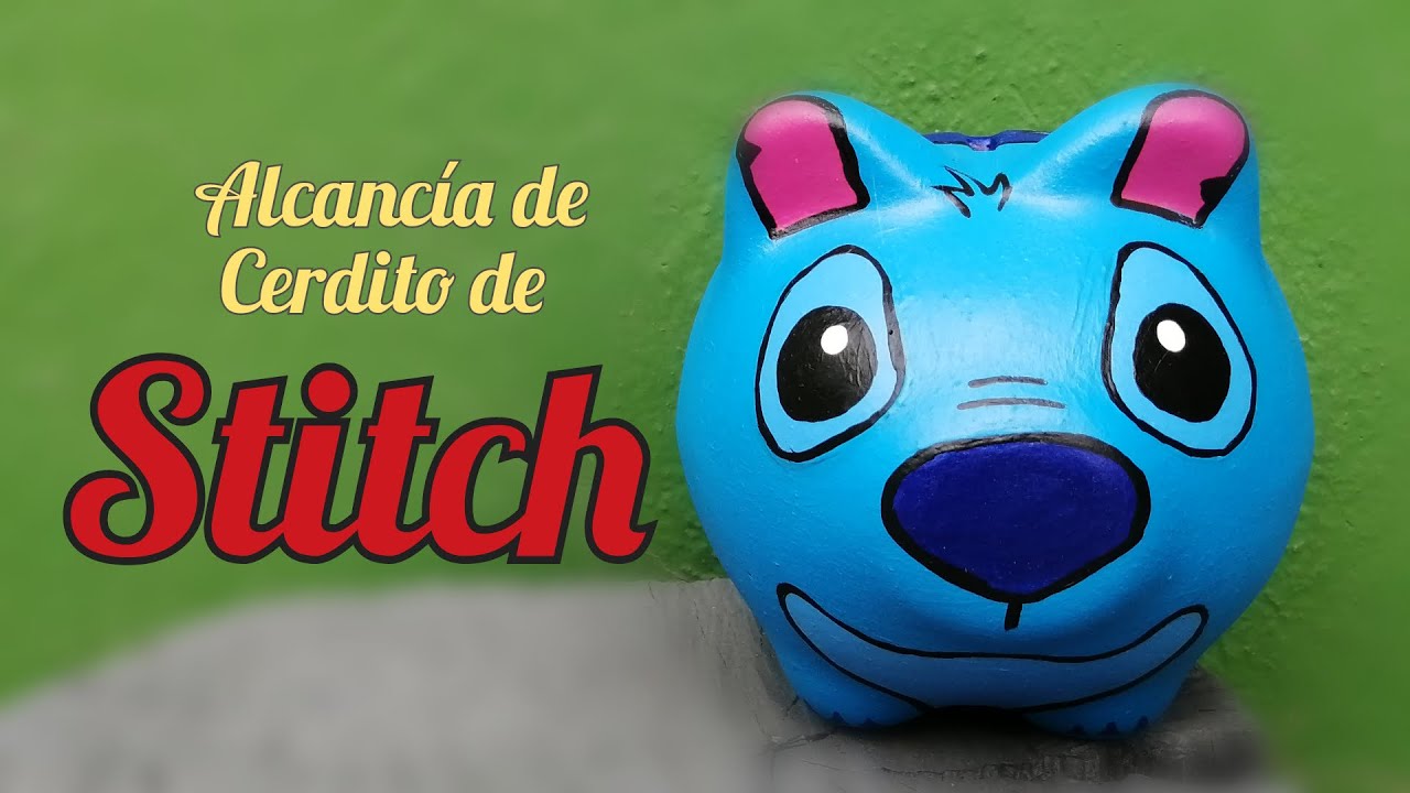 Stitch -Alcancía de cerdito-