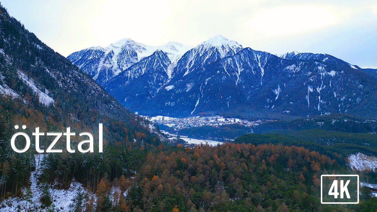&Ouml;tztal, Austria: A Tranquil Drone Journey Through Alpine Wonders