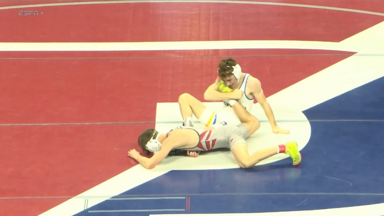 125lbs Davis Motyka (Penn) vs Teague Strobel (Hofstra)
