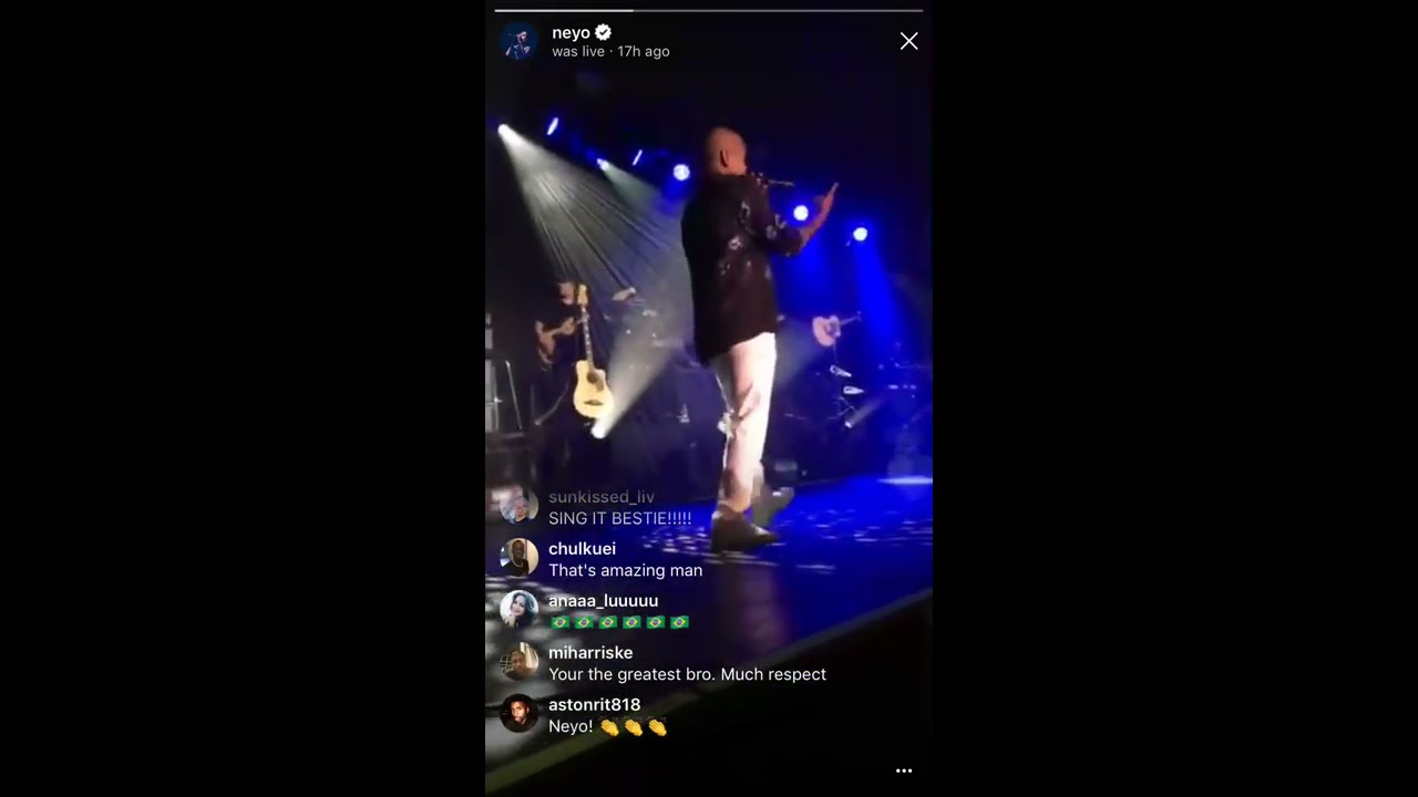Ne-Yo - Good Man (IG Live)