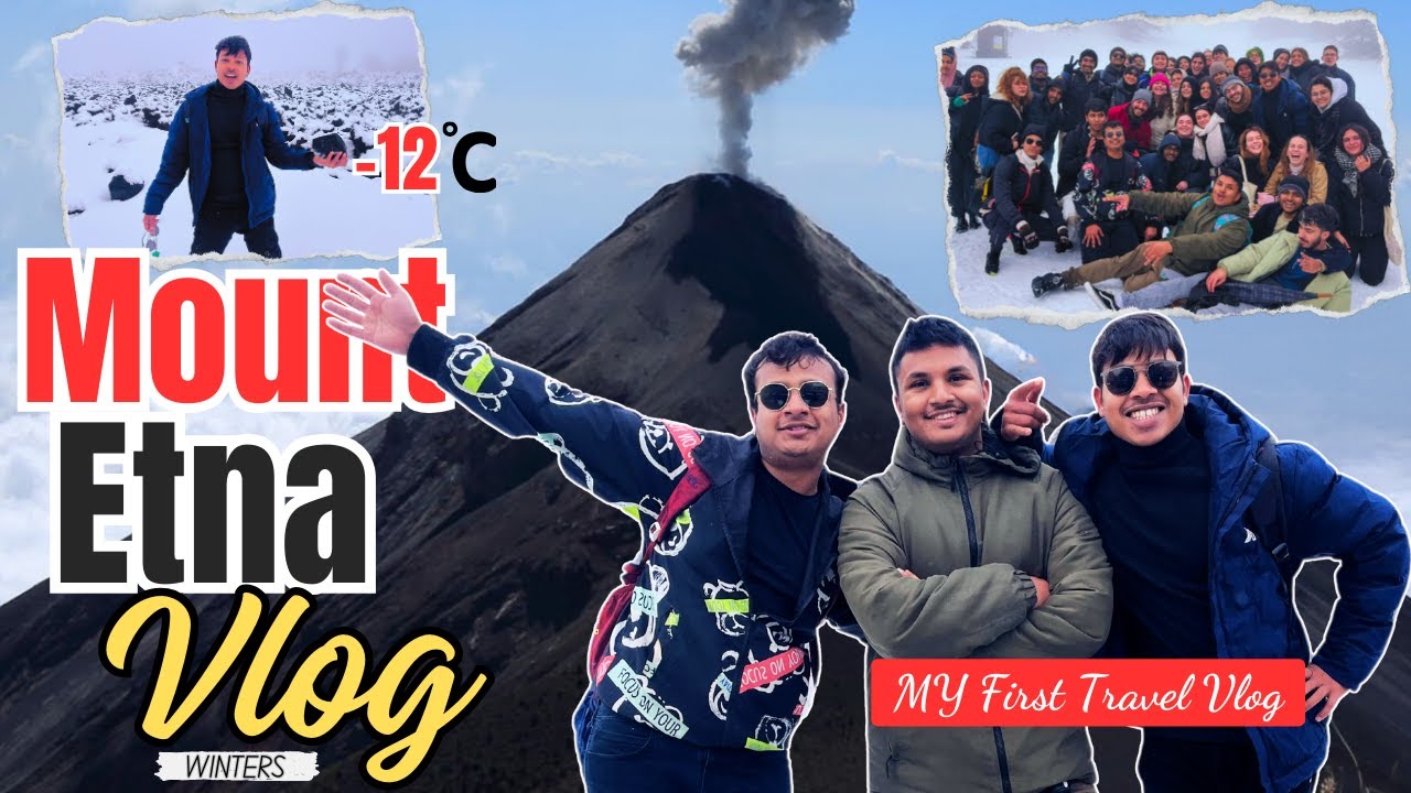 My 1st European Trip: Mt. Etna | Mount Etna Volcano | My first travelling vlog #italy #2024 #etna